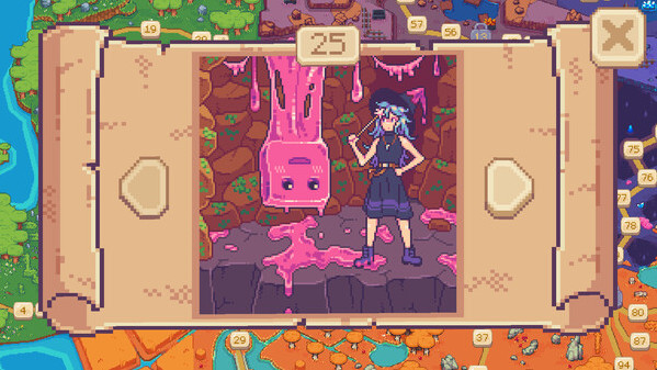 Игра Slip 'n Slime, скриншот