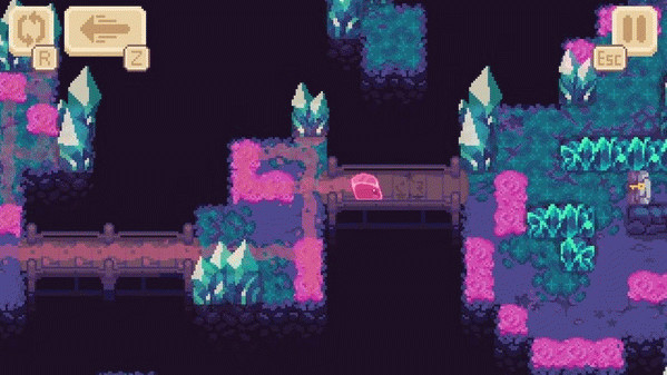 Игра Slip 'n Slime, скриншот