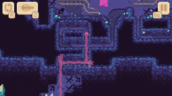Игра Slip 'n Slime, скриншот