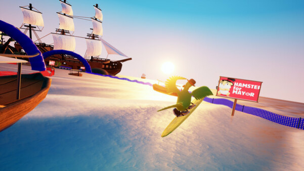 Игра Slopecrashers, скриншот
