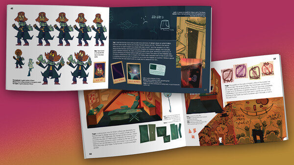 Игра Smile For Me - Official Artbook, скриншот