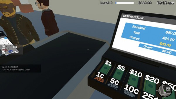 Игра Smoke Shop Simulator, скриншот