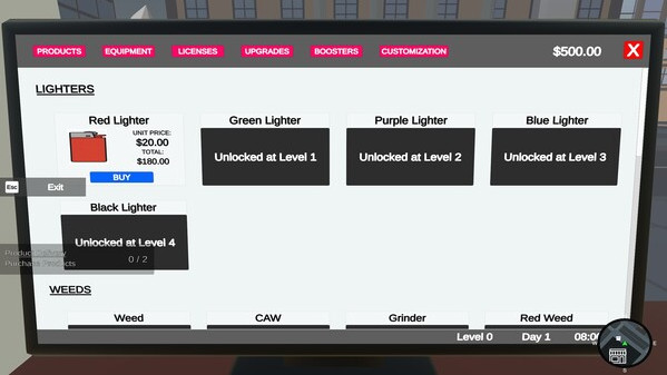 Игра Smoke Shop Simulator, скриншот