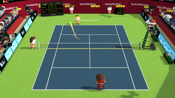 Игра Smoots World Cup Tennis, скриншот