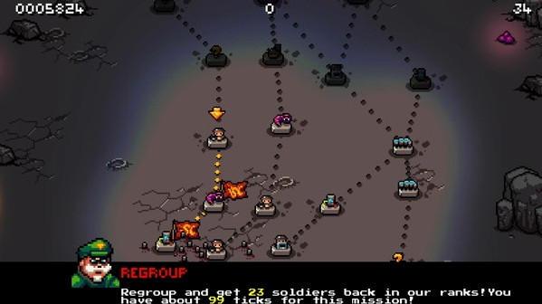 Игра Snake Core, скриншот