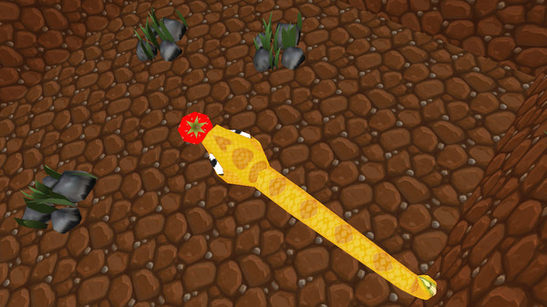 Игра Snake In The Cube, скриншот
