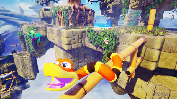 Игра Snake Pass, скриншот