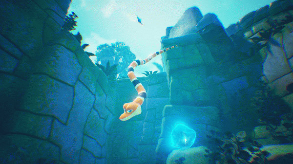 Игра Snake Pass, скриншот