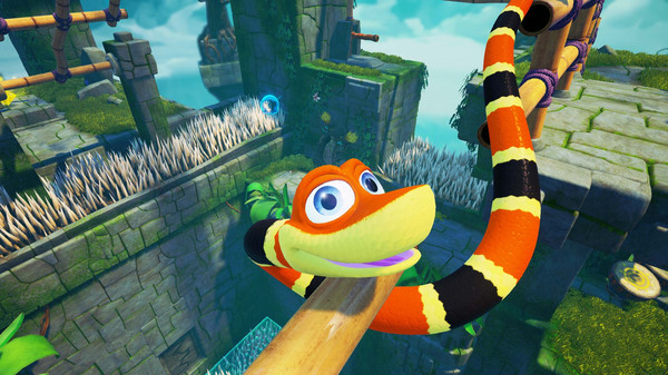 Игра Snake Pass, скриншот