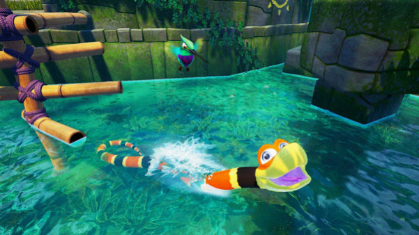 Игра Snake Pass, скриншот