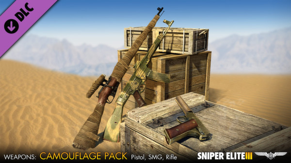 Игра Sniper Elite 3 - Camouflage Weapons Pack, скриншот