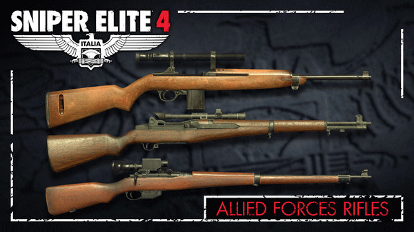 Игра Sniper Elite 4 - Allied Forces Rifle Pack, скриншот