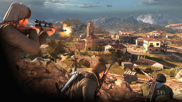 Игра Sniper Elite 4, скриншот