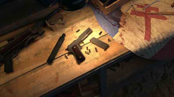 Игра Sniper Elite: Resistance - M1911 pistol, скриншот