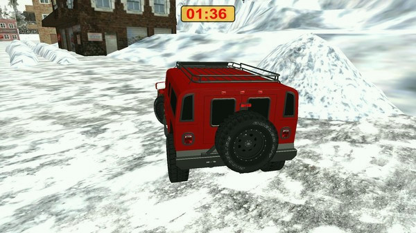 Игра Snow Clearing Driving Simulator, скриншот