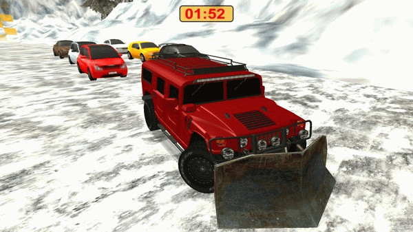 Игра Snow Clearing Driving Simulator, скриншот
