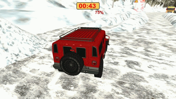 Игра Snow Clearing Driving Simulator, скриншот