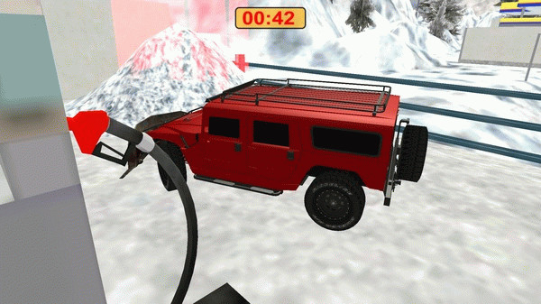 Игра Snow Clearing Driving Simulator, скриншот