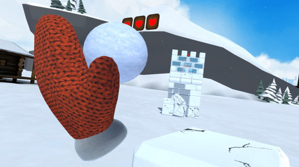 Игра Snow Fortress, скриншот
