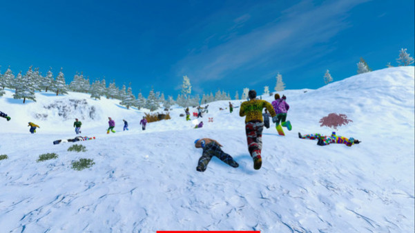 Игра Snowballer, скриншот