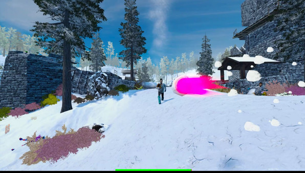 Игра Snowballer, скриншот