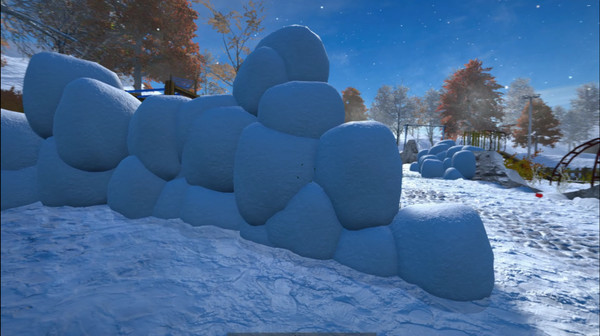 Игра Snowballer, скриншот