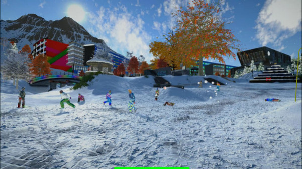 Игра Snowballer, скриншот