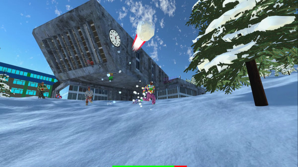 Игра Snowballer, скриншот