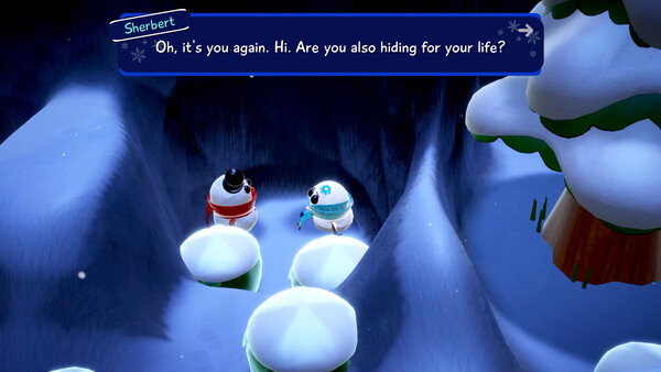 Игра Snowman Mo, скриншот