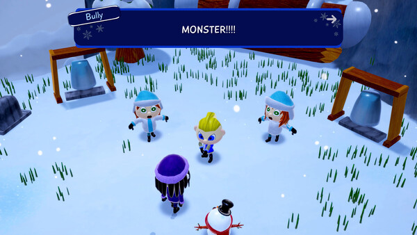 Игра Snowman Mo, скриншот