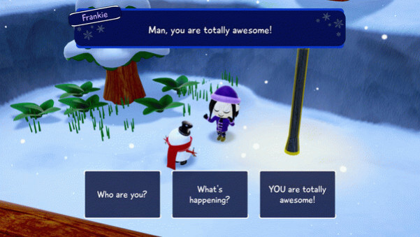 Игра Snowman Mo, скриншот