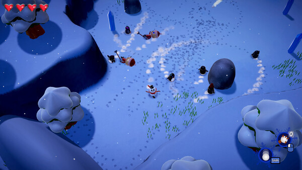 Игра Snowman Mo, скриншот