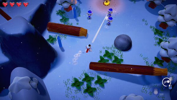 Игра Snowman Mo, скриншот