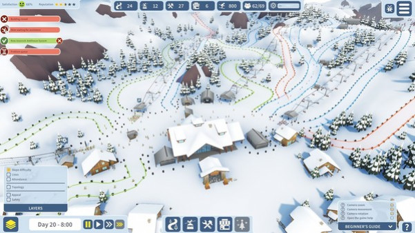 Игра Snowtopia: Ski Resort Builder, скриншот