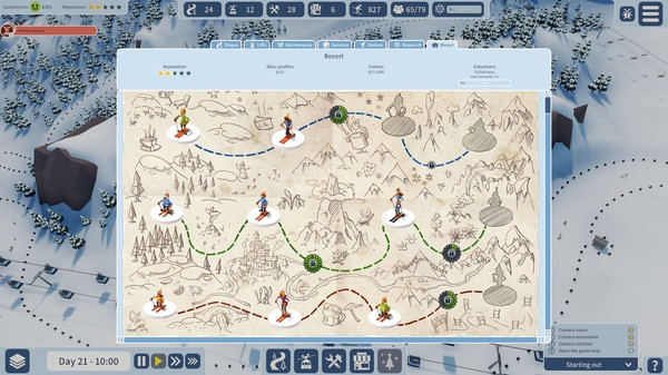 Игра Snowtopia: Ski Resort Builder, скриншот