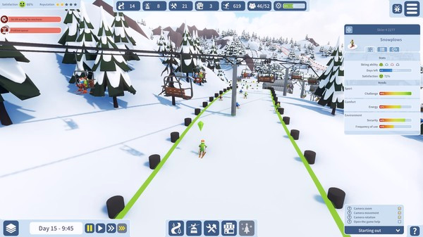 Игра Snowtopia: Ski Resort Builder, скриншот