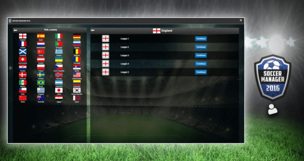 Игра Soccer Manager, скриншот