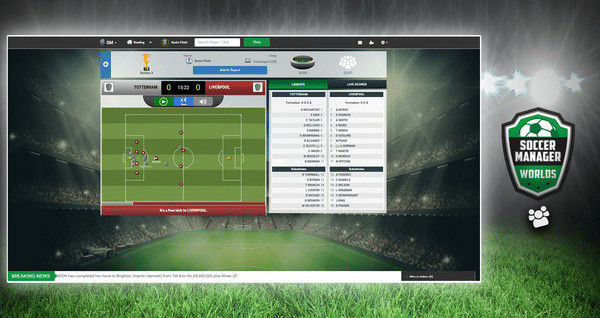 Игра Soccer Manager, скриншот