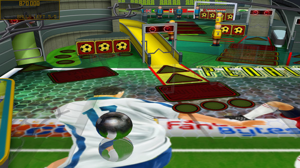Игра Soccer Pinball Thrills, скриншот