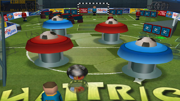 Игра Soccer Pinball Thrills, скриншот