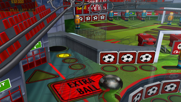 Игра Soccer Pinball Thrills, скриншот