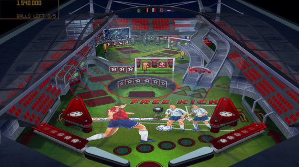 Игра Soccer Pinball Thrills, скриншот