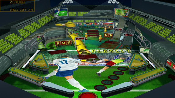 Игра Soccer Pinball Thrills, скриншот