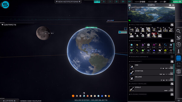 Игра Solar Expanse - Space Exploration Manager, скриншот