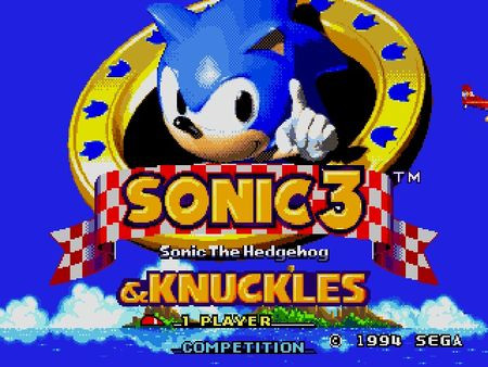 Игра Sonic 3 & Knuckles, скриншот