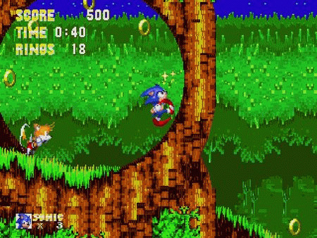 Игра Sonic 3 & Knuckles, скриншот