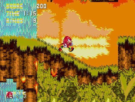 Игра Sonic 3 & Knuckles, скриншот