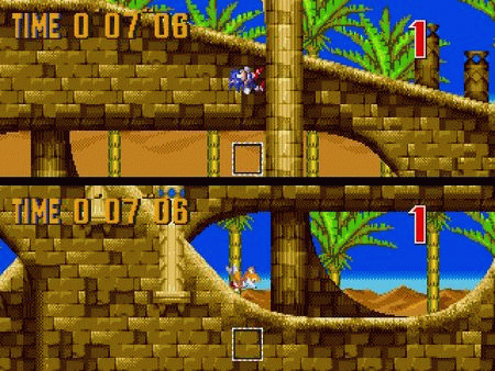 Игра Sonic 3 & Knuckles, скриншот