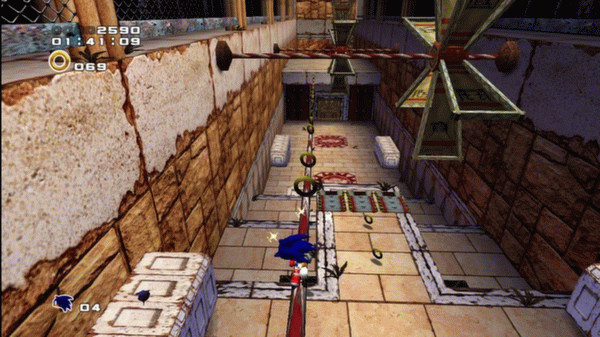 Игра Sonic Adventure 2, скриншот