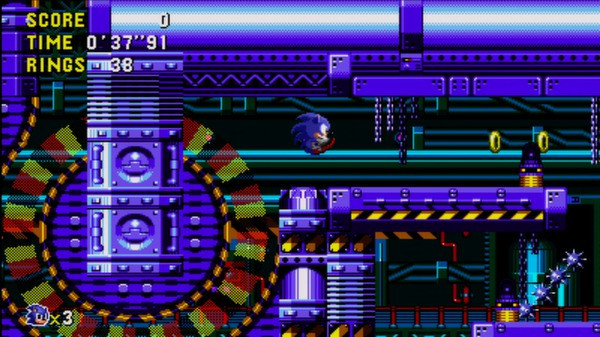 Игра Sonic CD, скриншот